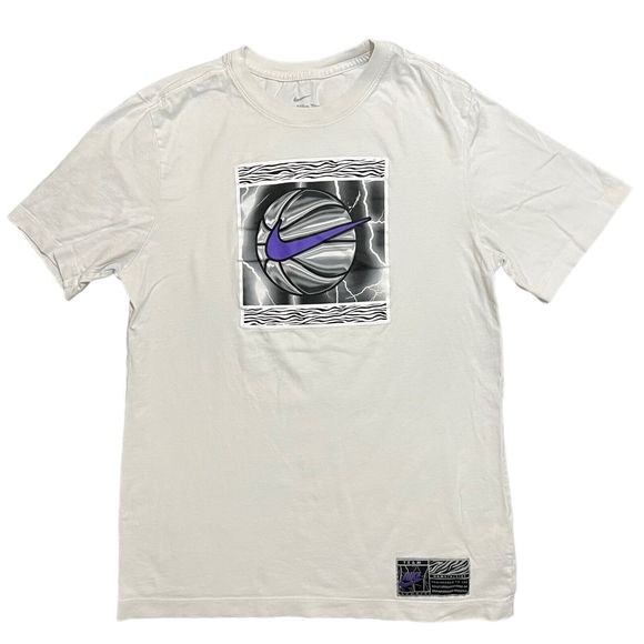Nike Team Sports Mens Basketball Tee shirt Size Small White - Picture 1 of 10